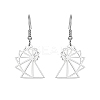 Non-Tarnish 304 Stainless Steel Dangle Earring DE3175-2-1