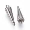 Tarnish Resistant 304 Stainless Steel Pendants X-STAS-G214-47P-01-2