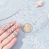 200Pcs 10 Style 201 Stainless Steel Charms STAS-SC0003-40-3