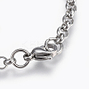 Non-Tarnish 304 Stainless Steel Rolo Chain Necklaces NJEW-F242-12P-C-3