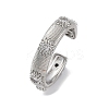 Brass Micro Pave Clear Cubic Zirconia Cuff Rings for Women RJEW-Q009-11P-2
