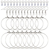 20Pcs 2 Styles 304 Stainless Steel Pendants STAS-YW0003-07-2