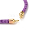 Adjustable Polyester Cord Bracelet Making MAK-C001-01-3
