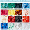 1120Pcs 16 Colors Opaque Acrylic Slide Charms OACR-NB0001-49-4