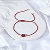 1Pc Adjustable Fibre Cord Braided Bracelets BJEW-LP0004-12-3