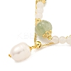 Natural Mixed Gemstone Round Beaded Necklaces NJEW-M214-07G-2