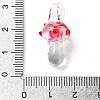 Transparent Handmade Lampwork Pendants LAMP-T021-14D-3