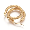 201 Stainless Steel Geometric Hoop Earrings STAS-D171-12B-G-2