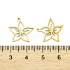 5Pcs 201 Stainless Steel Pendants STAS-M056-08G-3