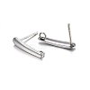 Non-Tarnish 201 Stainless Steel Stud Earring Findings LS-X-STAS-P210-39P-2