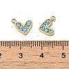 304 Stainless Steel Pendants STAS-L025-005G-02-3