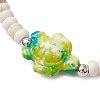 Sea Turtles and Starfish Coconut Beads Bracelets BJEW-JB11882-03-4