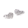 Tibetan Style Alloy Quote Pendants PALLOY-CJ0006-05-3