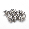 Brass Magnetic Clasps with Loops LS-X-MC019-NF-1