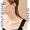 30Pcs 5 Styles Crystal Glass Rhinestone Pendants RB-TA0001-09-9