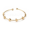 Rack Plating Brass Cuff Bangles BJEW-E071-09G-1