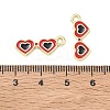 Alloy Enamel Pendants FIND-D044-18G-3