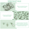 90Pcs 3 Style Stainless Steel Peg Bails Pendants STAS-UN0054-54-5
