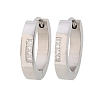 304 Stainless Steel Clear Cubic Zirconia Hoop Earrings EJEW-L307-12P-01-4