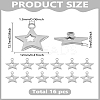 16Pcs 304 Stainless Steel Charms STAS-LP0003-43-2