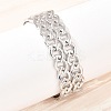 304 Stainless Steel Bangles for Women BJEW-Z155-04P-3