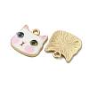 Alloy Enamel Pendants ENAM-V002-04G-06-2