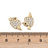 304 Stainless Steel with Clear Cubic Zirconia Charms STAS-G364-03G-3