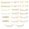 20Pcs 10 Styles Alloy Shoelace Buckle FIND-GL0001-75-1