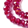 Baking Electroplate Glass Beads Strands LS-DGLA-A039-J10mm-B02-3