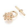 10Pcs Brass Toggle Clasps KK-T073-41G-3