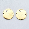 316 Surgical Stainless Steel Micro Pave Cubic Zirconia Links connectors STAS-K178-23-2