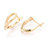 Brass Hoop Earring Findings KK-N267-27G-2