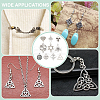 100Pcs 10 Styles Tibetan Style Connectors Charms TIBE-ME0001-05-4