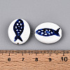 Handmade Porcelain Beads X-PORC-T134-03-4