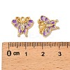 304 Stainless Steel with Crystal Rhinestone Enamel Charms STAS-G358-06G-03-3