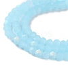Imitation Jade Glass Beads Strands X1-EGLA-A034-J3mm-MB04-4