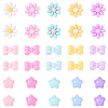 30Pcs 3 Styles Resin Cabochon CRES-YW0001-41-1