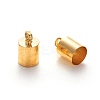 Brass Cord Ends KK-EC041-G-NF-2
