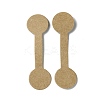 Folding Blank Kraft Paper Jewelry Price Tags CDIS-C006-02B-1