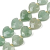 Natural Green Aventurine Beads Strands G-P592-B01-01-2