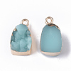 Druzy Resin Pendants RESI-S383-010-A01-2