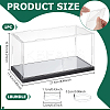 Organic Plastic High Penetration Plate and Bottom Late PVC Expansion Sheet Storag Box AJEW-WH0650-43B-2