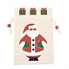 Christmas Theme Cotton Fabric Cloth Bag LS-ABAG-H104-A04-2