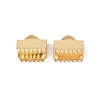 304 Stainless Steel Ribbon Crimp Ends X1-STAS-E471-05J-G-1