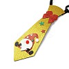 Chistmas Theme Non-woven Fabrics Necktie LS-AJEW-L092-A04-3