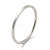 Non-Tarnish 304 Stainless Steel Simple Plain Band Finger Ring for Women Men RJEW-F152-05P-D-1