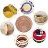 Wooden Crochet Basket Bottoms Set DIY-WH0019-97-3