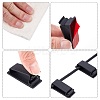   40Pcs 2 Colors Plastic Self Adhesive Cable Management Clips FIND-PH0003-96-6