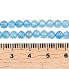 Natural Blue Topaz Beads Strands G-B175-D21-4mm-5