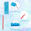 3Pcs Polycotton Dance Ribbons with Wand AJEW-CN0004-17-6